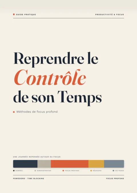Ebook « Reprendre le contrôle de son temps »