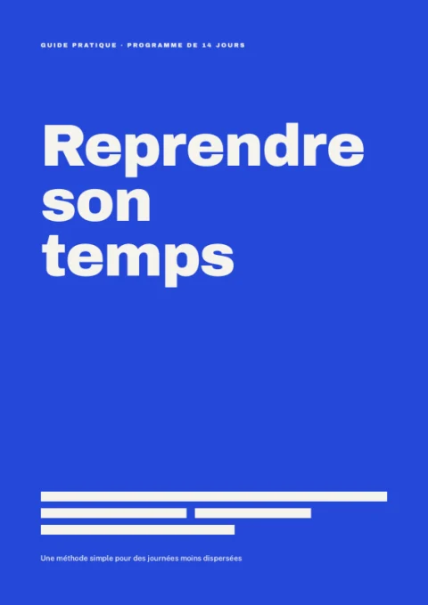 Ebook « Reprendre son temps »